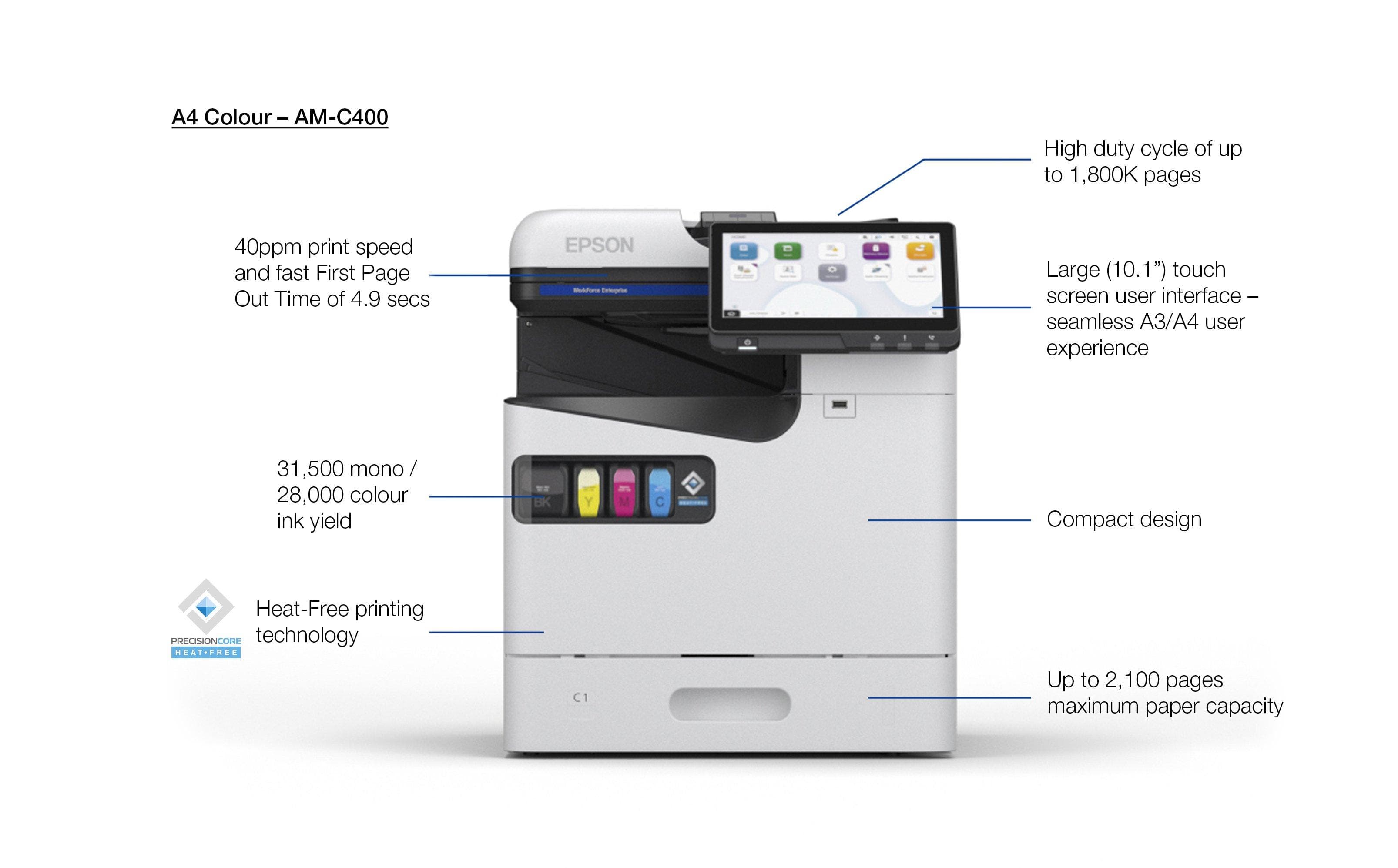 Epson WorkForce Enterprise AM-C400 resim 5