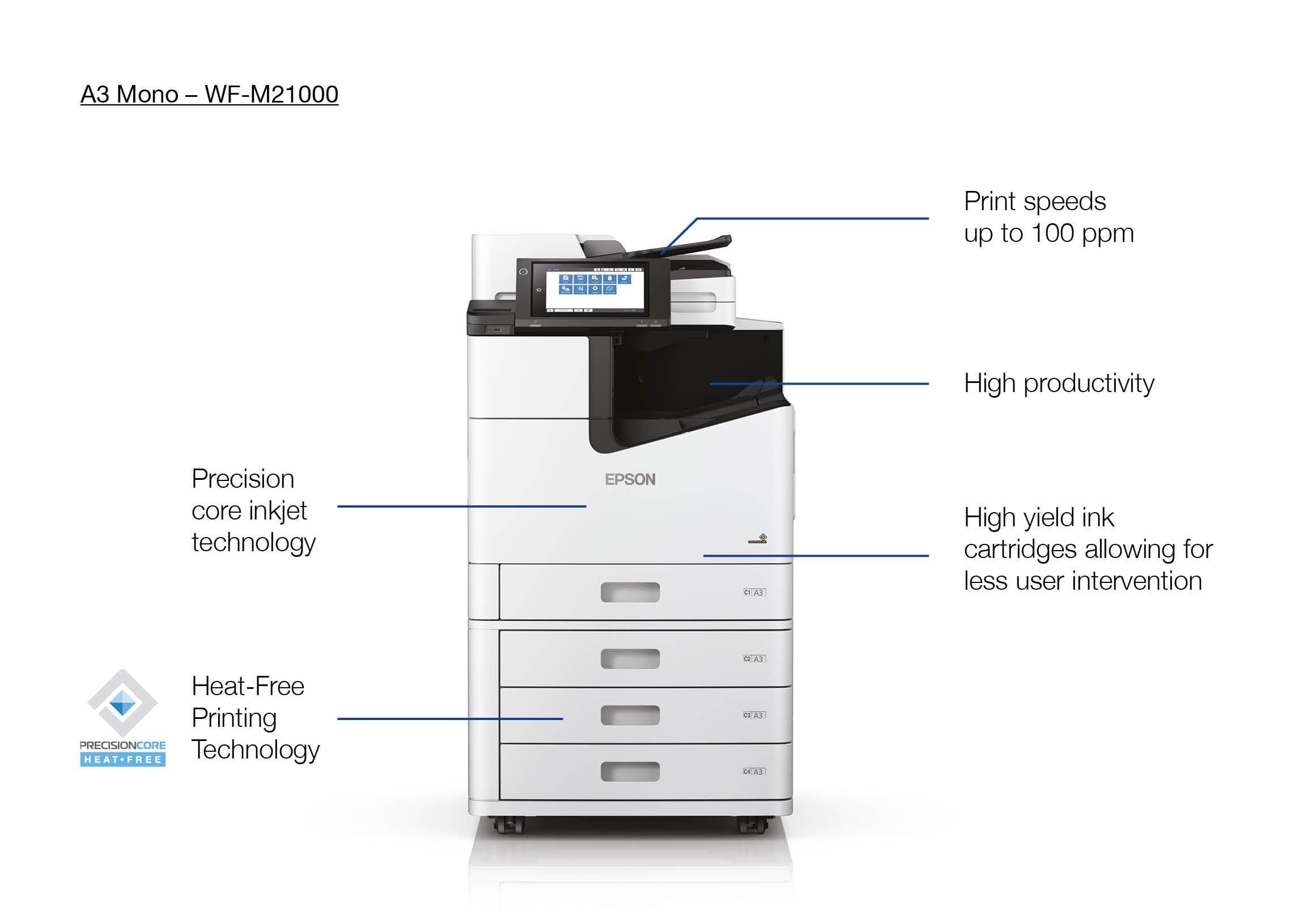 Epson WorkForce Enterprise WF-M21000 D4TW resim 2