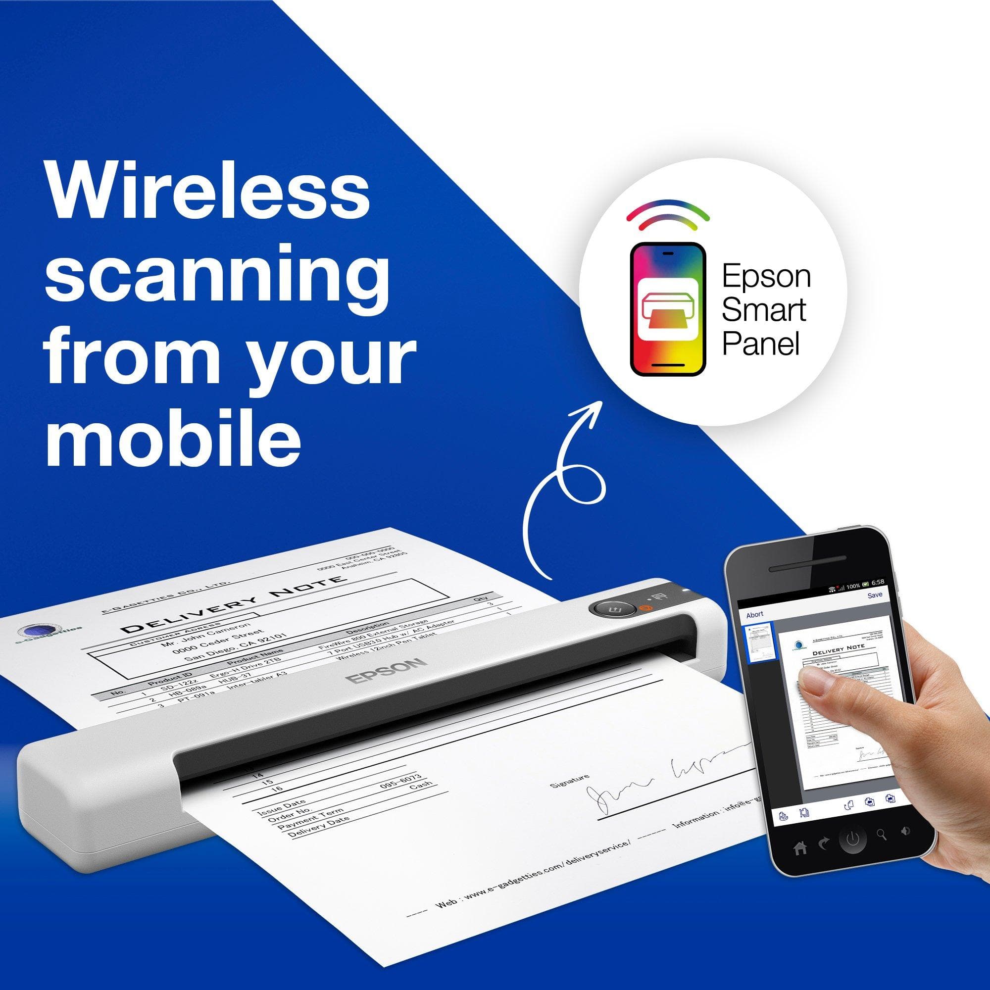 Epson WorkForce DS-80W resim 3